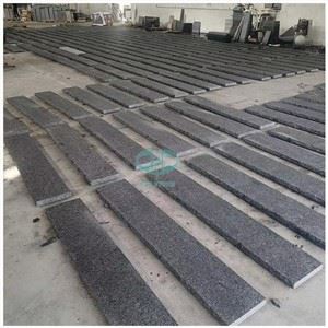 Angola Black Granite Outdoor Steps Slabs