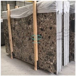 Brown Natural Marble Slabs For Flooring Tiles
