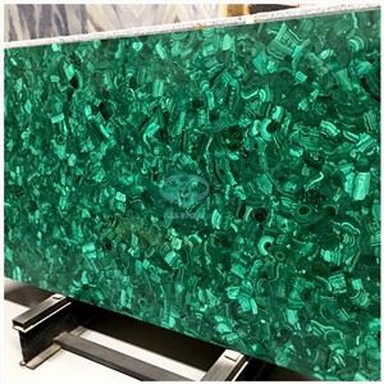 Green Malachite Gemstone Slab