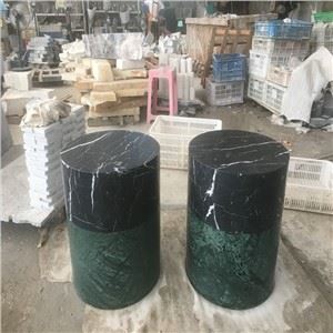 Nero Marquina Marble Column Pillar