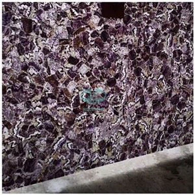 Translucent Amethyst Crystal Slab