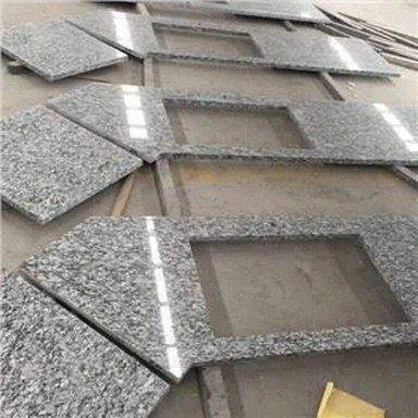 Chinese Wave Line Granite Countertop for Kitchen Project