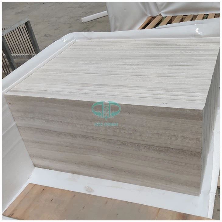 White Wood Vein Marble