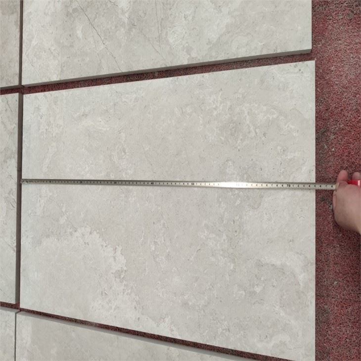 Wooden White Marble Tile Cross Cut