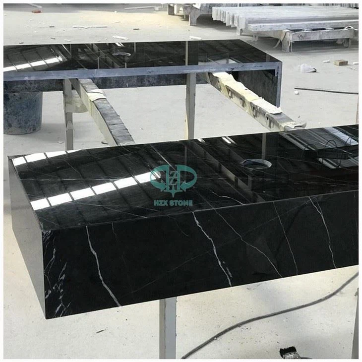 Marquina Black Marble Vanity Tops