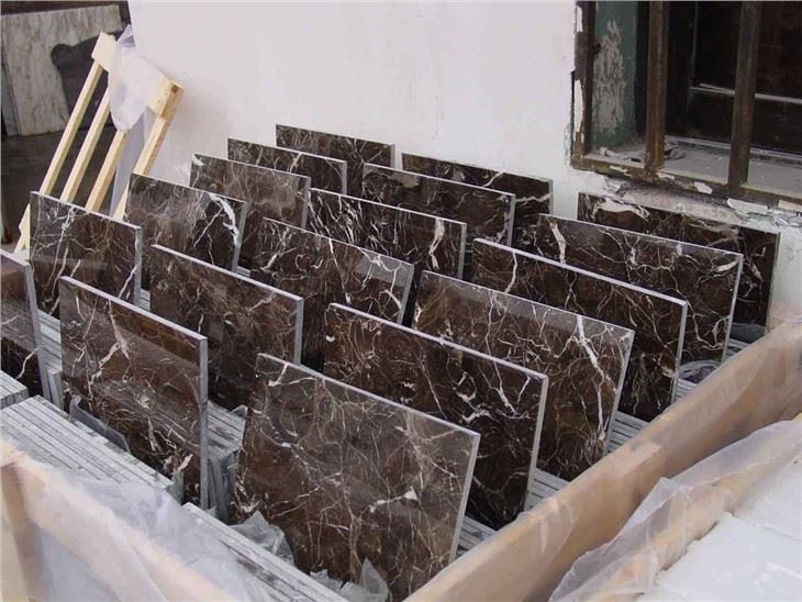 China Dark Emperador Marble For Flooring Tiles