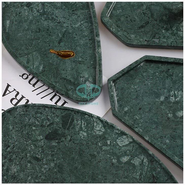 Green Marble Table Tray
