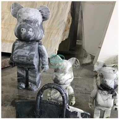Custom Made Gloomy Bear Marble Statues