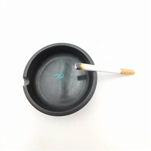 Black Marble Ashtray For Office Home Decor