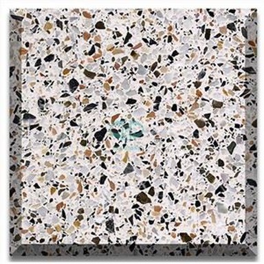 Moroccan Slip Resistant Porcelain Shower Floor Bathroom Terrazzo Tile Size