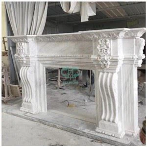 White Marble Fire Surround