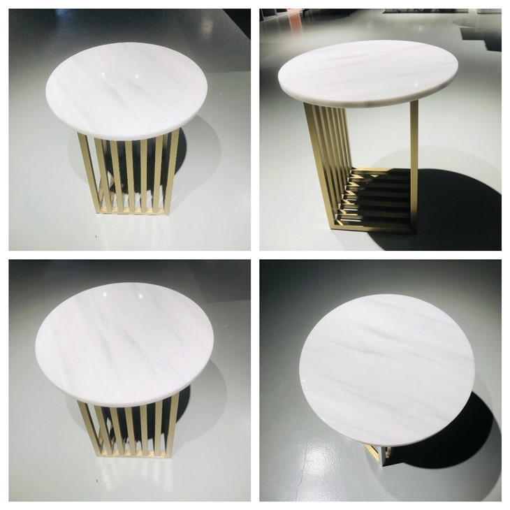 Marble White Round Table