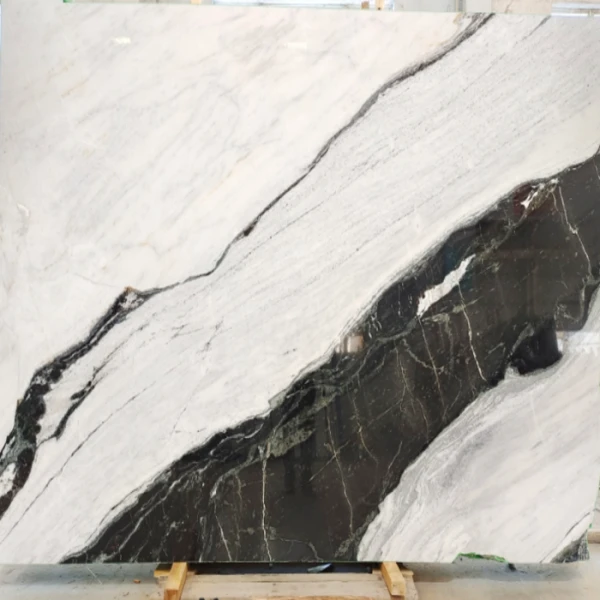 Black And White Marble---Panda White