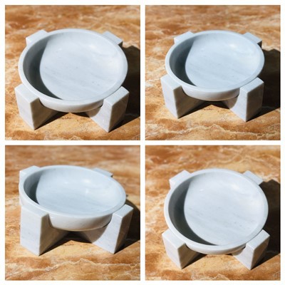 Marble Four-legged Bowl