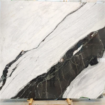 Black And White Marble---Panda White