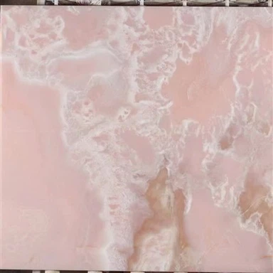 Pink Onyx Slabs For Background Walls