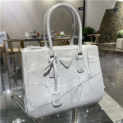 Super White Marble Carving Handbag
