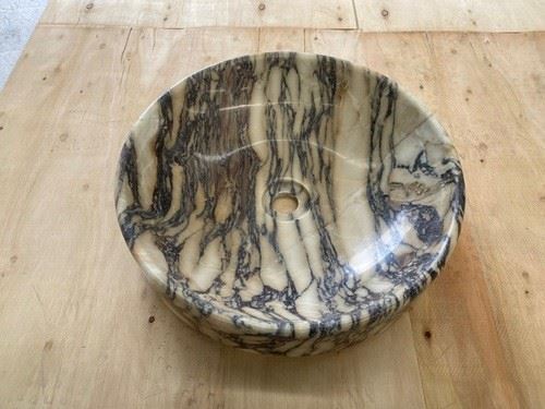 Calacatta Viola Round Basin