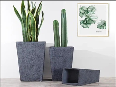 Fiber Clay Garden Planters Pot