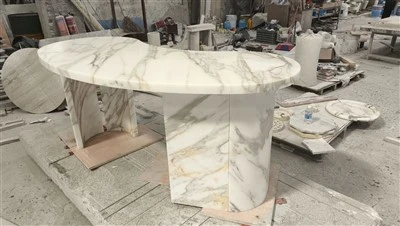 Calacatta Gold Marble Table