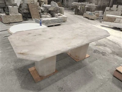 Crystal Pink Quartzite Restaurant Table Tops
