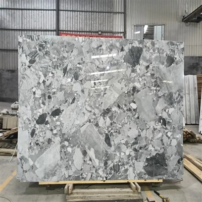 Grey Breccia Marble Slab Wholesale
