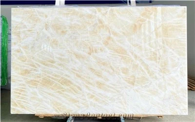 Ice White Onyx Slabs