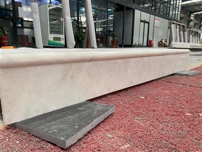 Ice White Onyx TV Stand