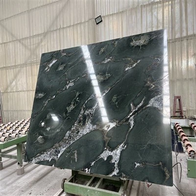 Premium Forest Green Marble Slab